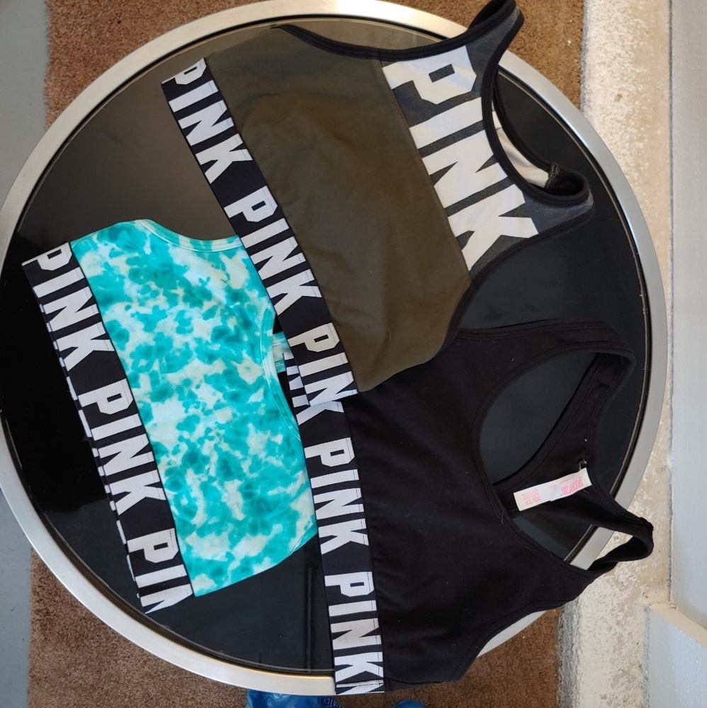 PINK Victoria's Secret Lot of 3 Sports Bras XS